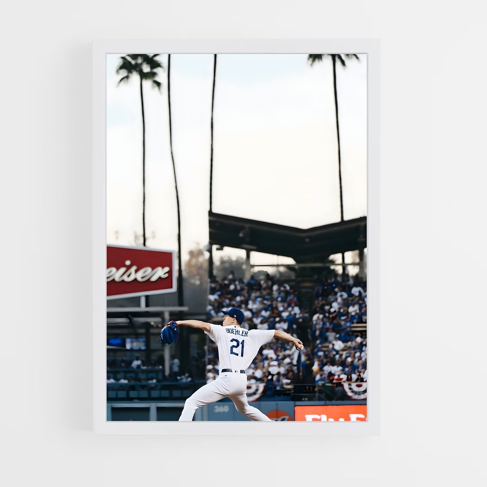 Poster Walker buehler lance – affiche Baseball (vue 3)